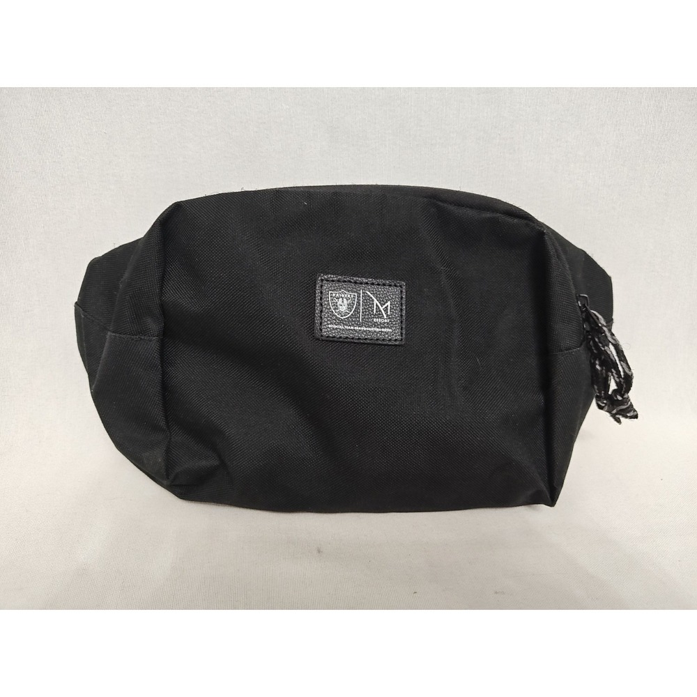 Las Vegas Raiders‎ Football Fanny Pack NFL Black Gray Cloth M Casino Hotel